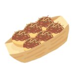 タコ焼きの無料イラスト