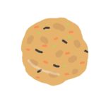 がんもどきの無料イラスト
