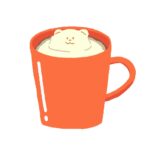 ラテアートの無料イラスト