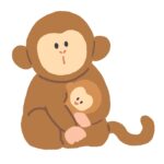 clip art of parent and child monkey-illpop.com