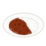free beef curry rice clipart
