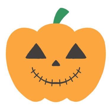 ハロウィンのお化けかぼちゃのイラスト