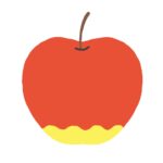 りんごの無料イラスト