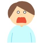 clip art of man surprised with mouth open with poker face-illpop.com