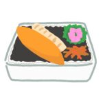 のり弁当の無料イラスト