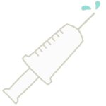 注射器の無料イラスト