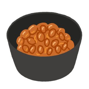 納豆の無料イラスト