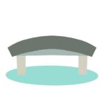 橋の無料イラスト