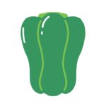 ピーマンの無料イラスト