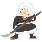 武蔵坊弁慶の無料イラスト