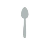 シンプルなスプーンの無料イラスト