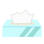 ポリ袋が入ったボックスの無料イラスト