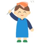 clip art of man cleaning up using a dustpan