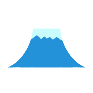 富士山の無料イラスト