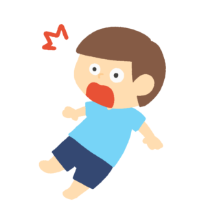 驚く男性のイラスト