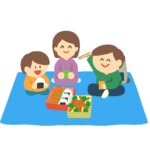 clip art of family enjoying picnic