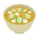 冷や汁の無料イラスト