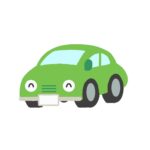 自動車のキャラクターの無料イラスト