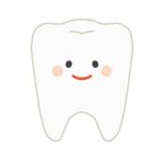 歯のかわいいキャラクターの無料イラスト