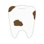 汚れた歯の無料イラスト