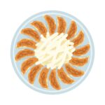 浜松餃子の無料イラスト素材
