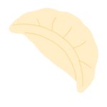 生餃子の無料イラスト素材