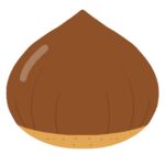 栗の無料イラスト素材