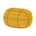 米俵の無料イラスト素材（お米・収穫・農業・日本の伝統）