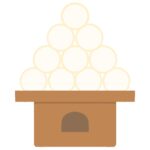 お月見団子の無料イラスト素材
