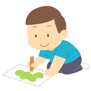 Boy Drawing on Sketch Paper (Creative Activity, Art Time, PNG)