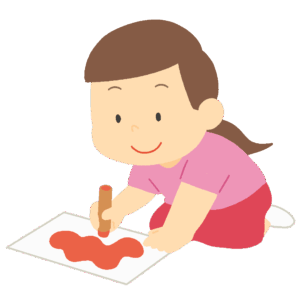Girl Drawing on Sketch Paper (Art Time, Child’s Creativity, PNG)