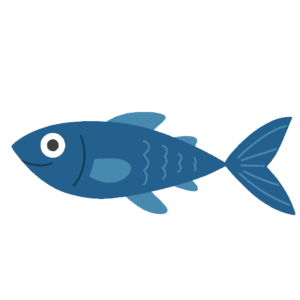 Blue Fish (Sea Creatures, Aquarium, Blue)