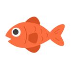 小さな魚の無料イラスト素材(海の生き物・水槽・可愛い)