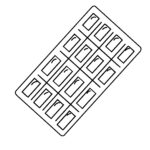 free chocolate(monochrome)(sweets/monochrome)