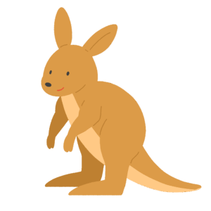clip art of kangaroo(animal/Wild Australia)