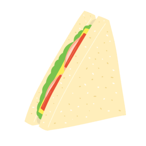 free ham, cheese and tomato sandwich clip art(cooking/bread/lunch)