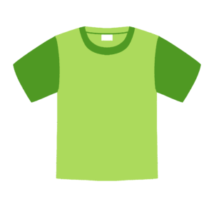 半袖Tシャツの無料イラスト素材(ファッション・衣類・夏)