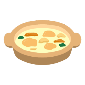 free cream stew clip art(cooking/Western food/Winter)