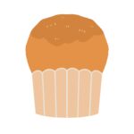 カップケーキの無料イラスト素材(スイーツ・お菓子・デザート)