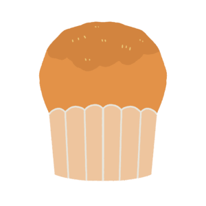 カップケーキの無料イラスト素材(スイーツ・お菓子・デザート)