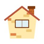clip art of brick house(building/house/residence)