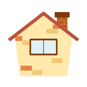 clip art of brick house(building/house/residence)