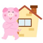 clip art of brick house of three little pigs(home)