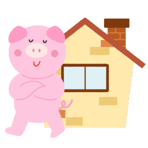 clip art of brick house of three little pigs(home)