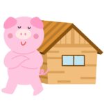 clip art of wooden house of three little pigs(house/fairy tale/fairy tale)