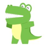 clip art of alligator(animal/Cute/Character)