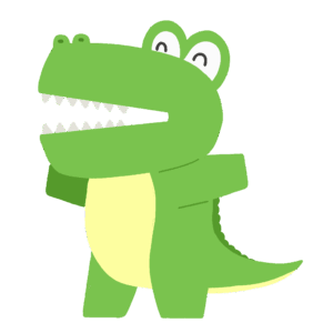 clip art of alligator(animal/Cute/Character)