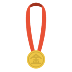 clip art of gold medal