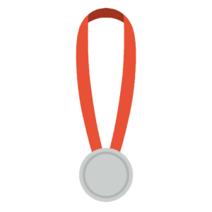 clip art of simple silver medal-illpop.com
