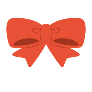 clip art of red ribbon(present-Christmas)